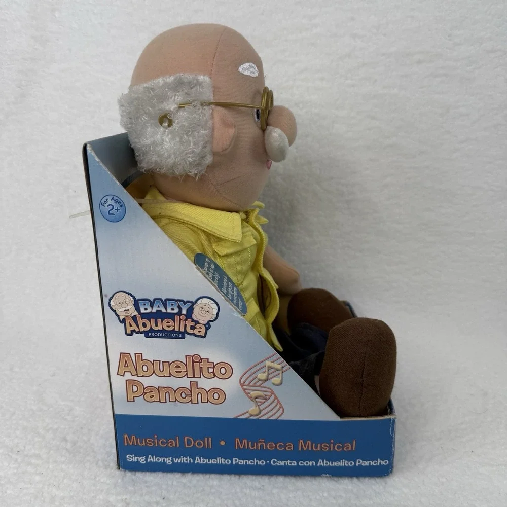 Baby Abuelita Abuelito Pancho Plush Doll Spanish Grandfather Singing New In Box